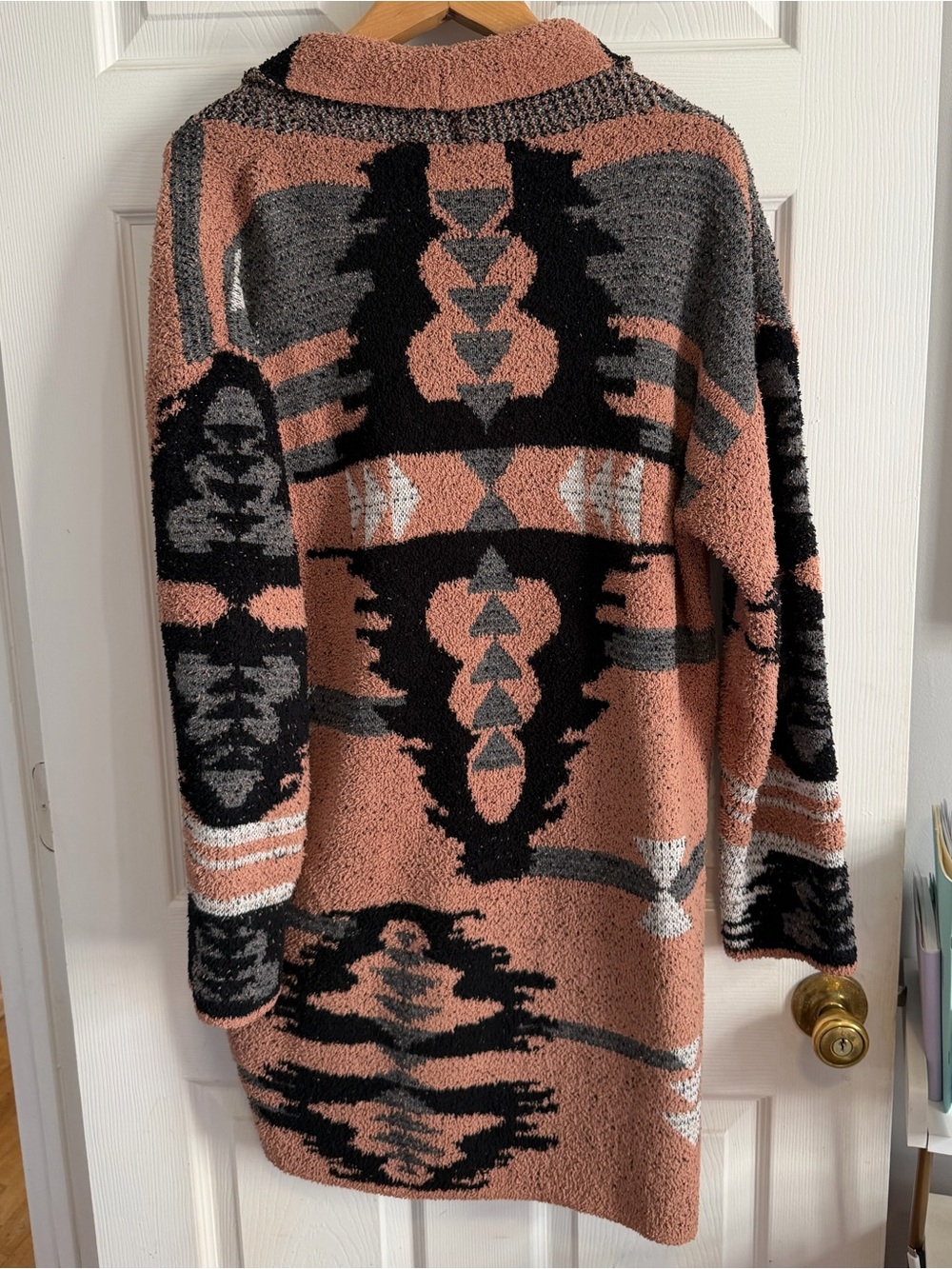 VICI Davi & Dani Southwestern Aztec Knit Button Cardigan Sweater Small - Picture 4 of 10
